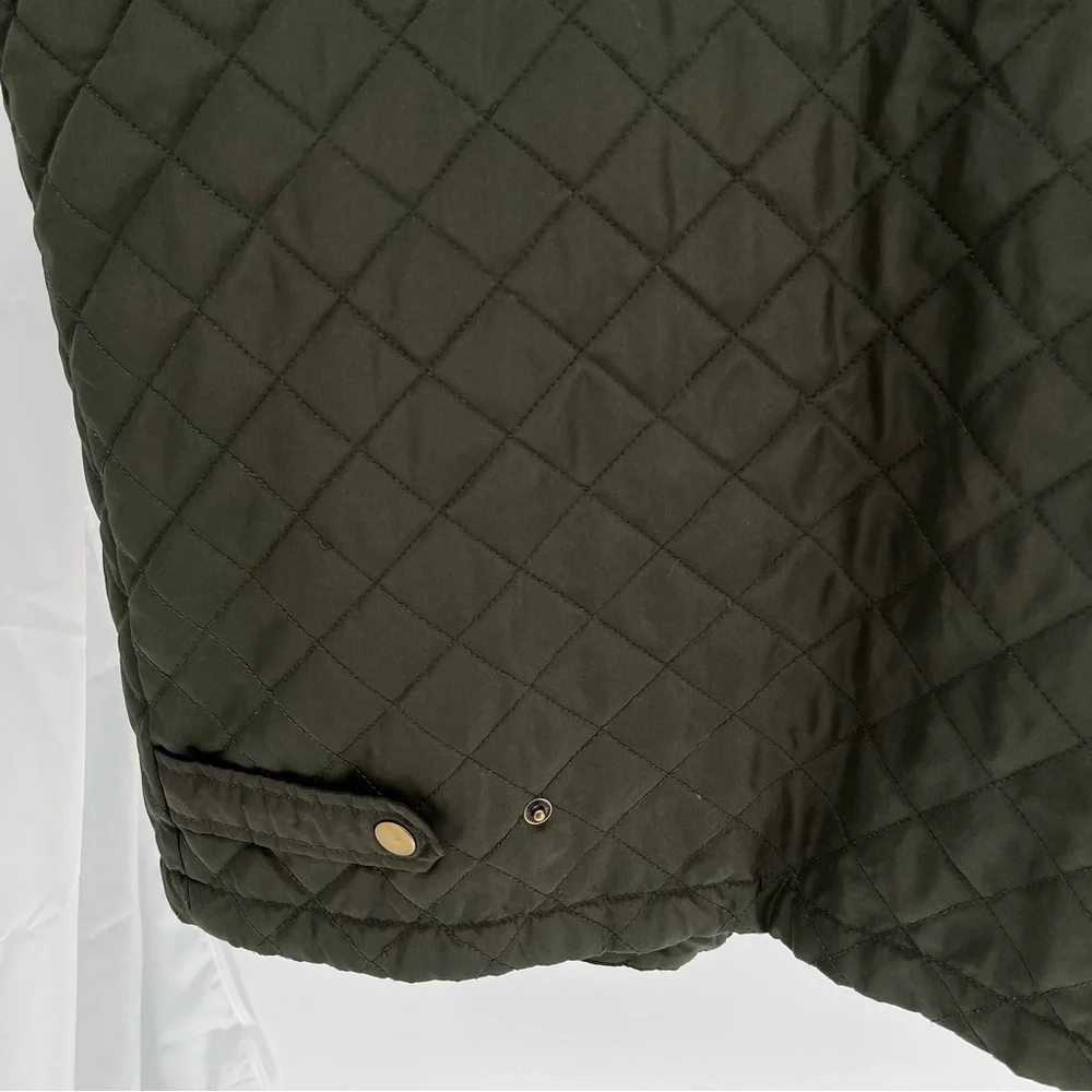 Boulder Creek Men’s Quilted Vest Size XLT Lightweight Outerweight Hiking Green
